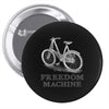 freedom machine Pin-back button