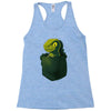 pocket raptor Racerback Tank
