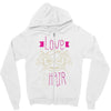 love hair stylist Zipper Hoodie