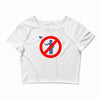 no selfie sticks girls Crop Top