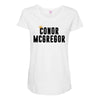 conor mcgregor crown Maternity Scoop Neck T-shirt