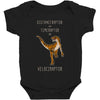 velociraptor Baby Bodysuit
