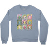 badass hair day Crewneck Sweatshirt
