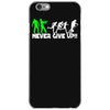 zombie never give up fun iPhone 6/6s Case