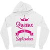 queens are born in september Zipper Hoodie