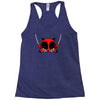 deadpool cartoon Racerback Tank