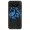 bass clef in blue Samsung Galaxy S8