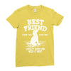 Best Friend Beagle Ladies Fitted T-Shirt