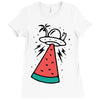 summer alien invasion bright color Ladies Fitted T-Shirt
