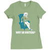 why so british Ladies Fitted T-Shirt