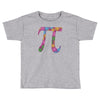 spring pi tshirts  flowery colorful pi day gifts Toddler T-shirt