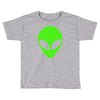uomo alieno ufo stampa verde fluo divertente mitiche Toddler T-shirt