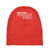 my drinking shirt funny Baby Beanies