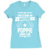 Awesome Poppie Looks Like Ladies Fitted T-Shirt