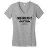 engineering it's as easy as riding a bike Women's V-Neck T-Shirt