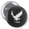 E Lang Pin-back button