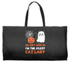 i'm the crazy cat lady Weekender Totes