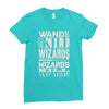 wizards kill wizards Ladies Fitted T-Shirt