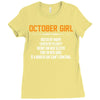 October Girl Hated By Many Ladies Fitted T-Shirt