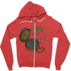 compass Zipper Hoodie