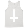 wasted youth inverted cross indie geek swag funny Tank Top
