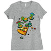 pizza lover Ladies Fitted T-Shirt