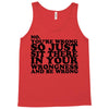 you're wrong Tank Top