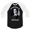 on wednesdays we wear black 3/4 Sleeve Shirt