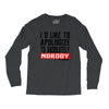 conor mcgregor apologize ufc mma notorious Long Sleeve Shirts
