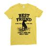 Best Friend Great Dane Ladies Fitted T-Shirt