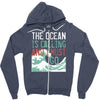 the ocean is calling Zipper Hoodie