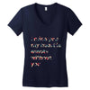 I miss you my heart is empaty wİthout you Women's V-Neck T-Shirt