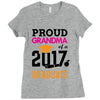 Class of 2017 Proud Mother Graduation Ladies Fitted T-Shirt