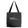 immature definition Tote Bags