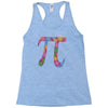 spring pi tshirts  flowery colorful pi day gifts Racerback Tank