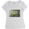 Georges Pierre Seurat A Sunday Afternoon On The island Of La Grande Ja Women's Triblend Scoop T-shirt