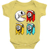 pac skull copy Baby Onesie