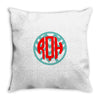 chevron circle Throw Pillow