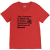 The Universe Is Made Of Protons, Neutrons, Electrons, Morons V-Neck Tee