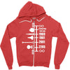 spaceship timeline funny  sci fi star retro wars trek joke cool Zipper Hoodie