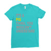 it's a pig thing Ladies Fitted T-Shirt