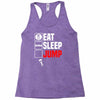 eat sleep jump Racerback Tank