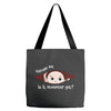 November Peeking Out Baby Boy Tote Bags