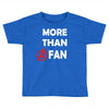 avengers more than a fan white logo Toddler T-shirt