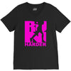 run harder gym workout V-Neck Tee