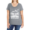 Camper Couple Girl White Ladies Curvy T-Shirt