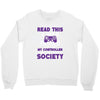 gamer pc controller game funny slogan Crewneck Sweatshirt