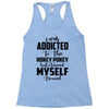 i was addicted to the hokey pokey Racerback Tank