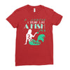 mermaid Ladies Fitted T-Shirt