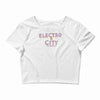 electro city Crop Top
